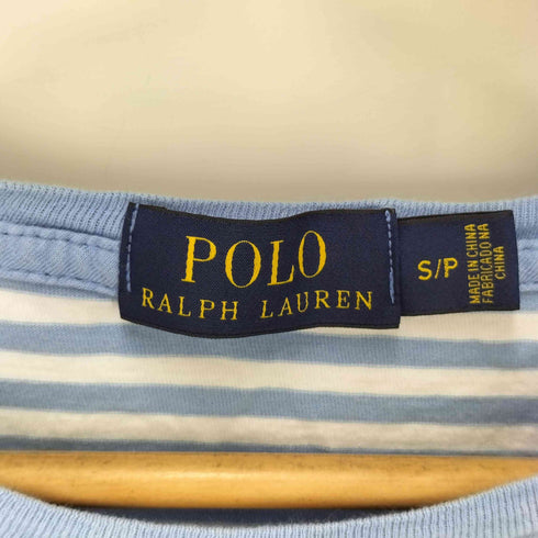 ポロラルフローレン POLO RALPH LAUREN スモールポニー刺繍 ボーダー 半袖tシャツ メンズ JPN:S